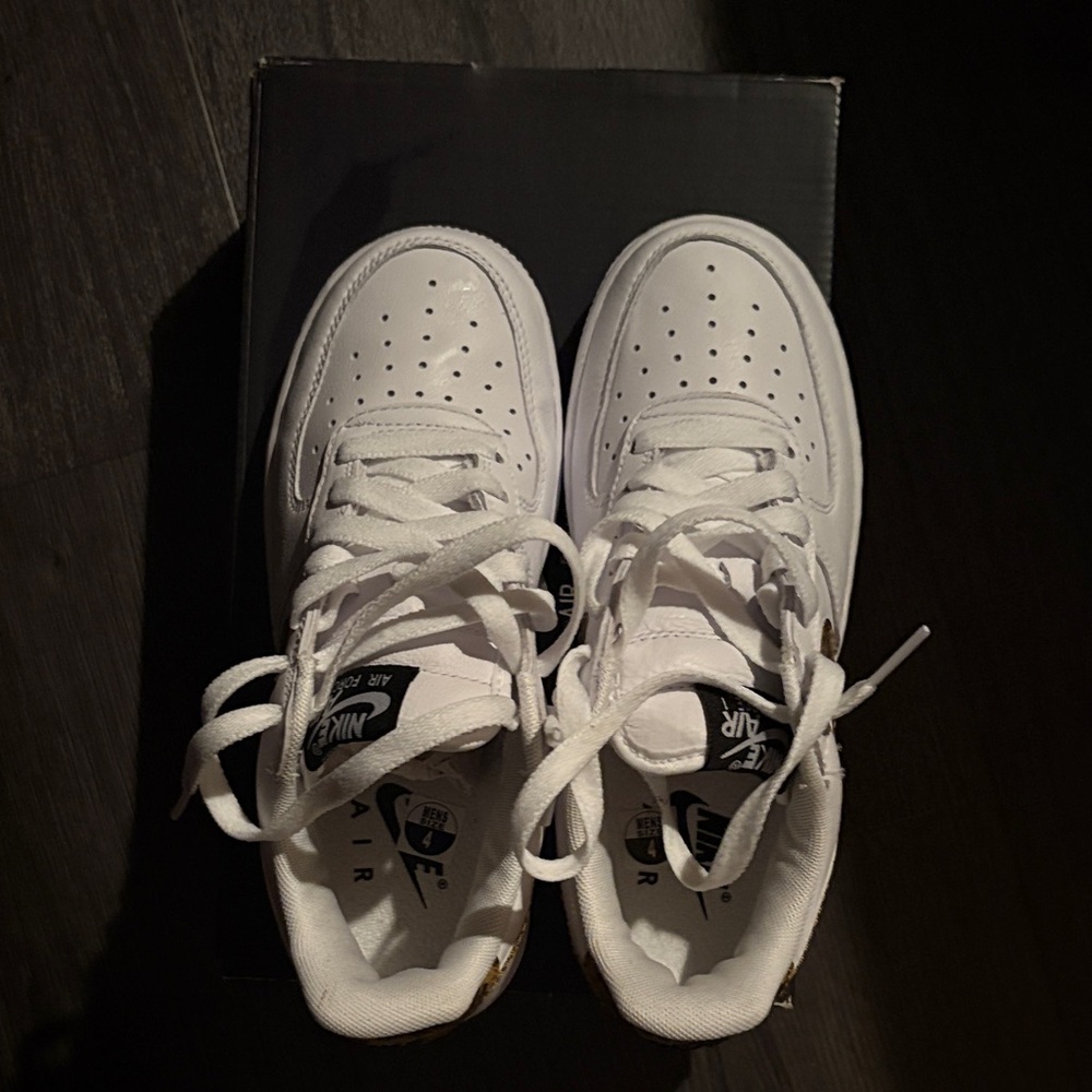 Nike Kids White and Black Sneakers